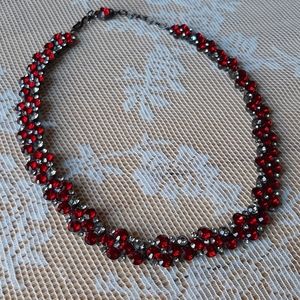 Ruby Crystal Necklace